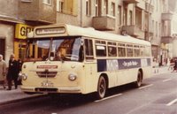 In der Hermannstraße, kurz vor seinem Endziel Hermannplatz, »erlegte« Heinz Czerwon Wagen 237 und schoss irgendwann zwischen 1971 und 1973  dieses Foto von ihm.