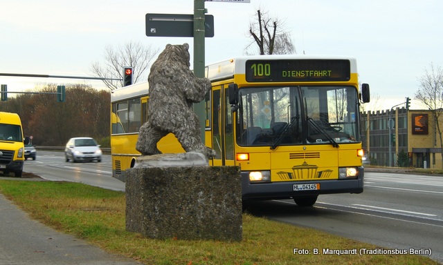Wagen 638 (Stadtverkehr Lübeck) erreicht nach fast zehn Jahren wieder das Berliner Stadtgebiet