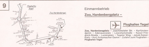 Liniennetz zur Traditionsfahrt 2011
